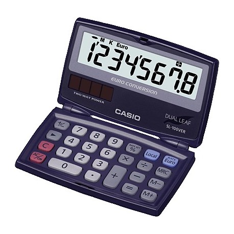 Casio calculadora de bolsillo SL-100 VER