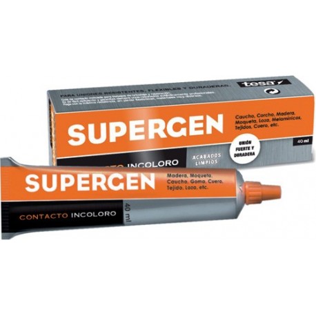 Adhesivo de contacto Supergen incoloro