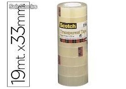 Scoth 550 cinta adhesiva transparente acordeón