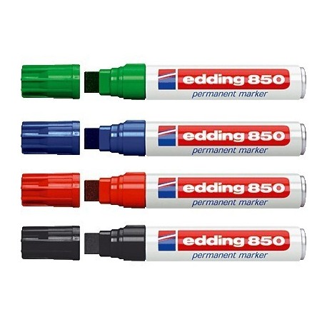 Rotulador permanente Edding 850 marcador indeleble p. bisel