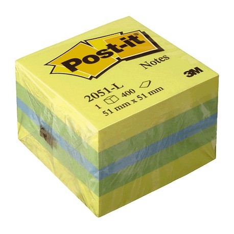 Post-it mini cubo de notas 400 hojas