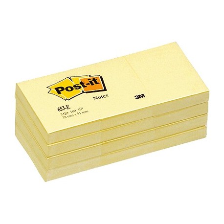 Post-it notas adhesivas 12 blocs color amarillo