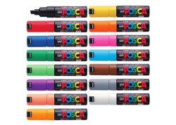 Uni-ball caja 6 marcadores de tinta PC-8K Uni Posca