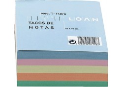 Loan taco de notas colores surtidos