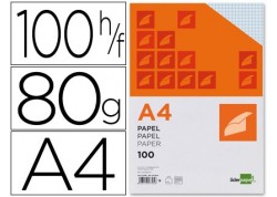 Liderpapel recambio 100 hojas A4 / 80 gr.