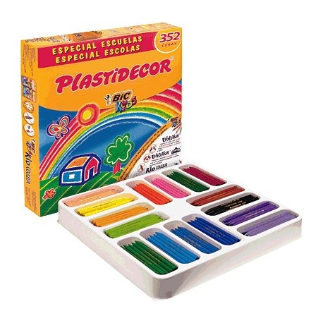 Bic Kids caja 352 lápices Plastidecor 