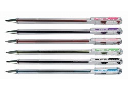 Pentel bolígrafo transparente superb