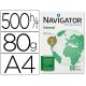 Navigator Universal paquete papel 500 hojas 80 gr. 