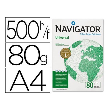 Navigator Universal paquete papel 500 hojas 80 gr. 