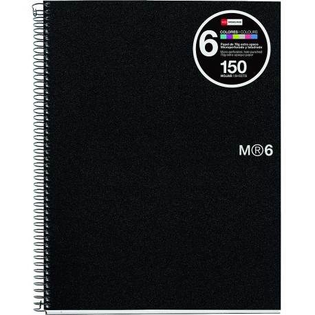 Miquelrius Notebook 6 Basic cuaderno tapa polipropileno