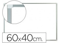 Q-connect pizarra blanca melamina con marco de aluminio