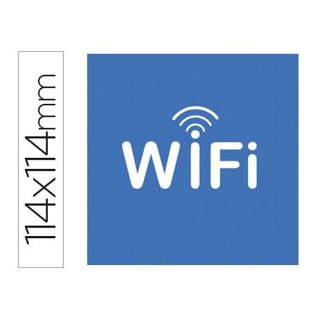 Apli  10 etiquetas adhesivas "WIFI"