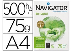 Navigator Eco-Logical caja de 5 paquetes papel 500 hojas A4 75 grs.