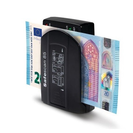 Safescan detector de billetes falsos S-85 de bolsillo, portátil
