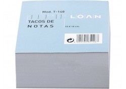 Loan taco de notas blanco T-148