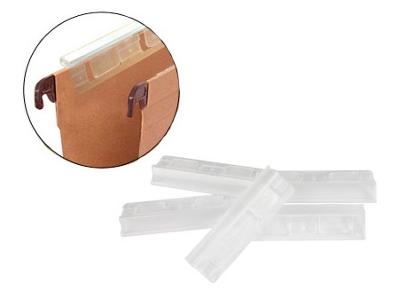 Gio-Elba caja 25 visores para carpetas colgantes 8 cm.