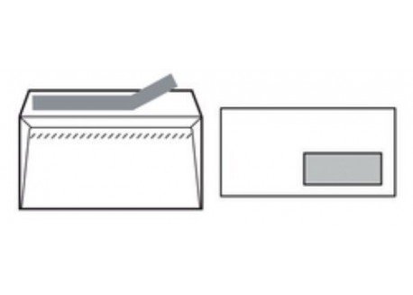 Caja 500 sobres v.d. autodex offset blanco 90 gr.