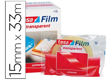Tesa cinta adhesiva transparente
