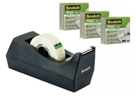 Scotch dispensador C-38 + 3 cintas