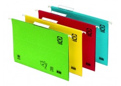 Gio-Elba paquete 25 carpetas colgantes cartón cristal color
