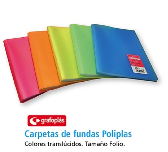 Grafoplas carpeta de fundas flexible poliplas - Papelería