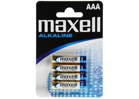 Maxell bilster 4 pilas alcalina LR03 (AAA)