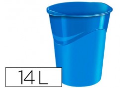 Cep papelera de plástico Gloss colores 14 litros