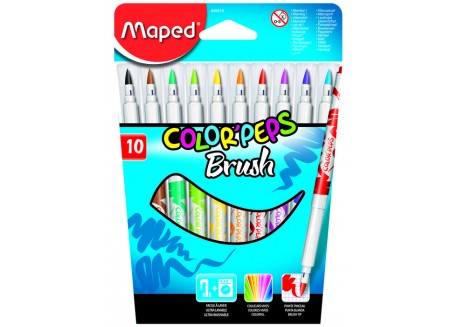 Maped rotuladores color peps punta pincel