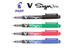 Pilot V-Sing Pen caja 12 rotuladores punta de fibra
