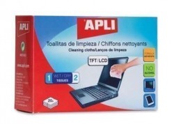 Apli caja de 20 toallitas limpiadoras