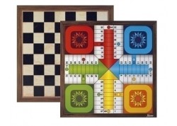 Fournier tablero parchis / ajedrez 4 jugadores