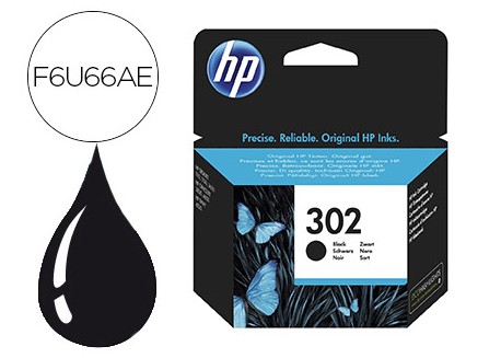 HP cartucho de tinta 302 negro