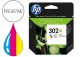 HP cartucho de tinta 302 XL color