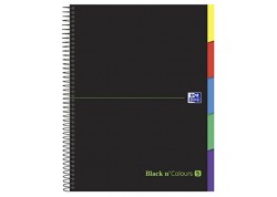 Oxford Black n`colors cuaderno espiral european book 5 tapa extradura