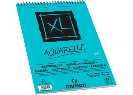 Canson XL bloc espiral Aquarelle 300 gr