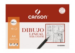 Canson mini pack 10 láminas A4 Dibujo Lineal Marca Mayor