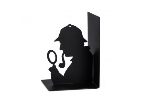 Sujeta libros negro Sherlock 1 pieza