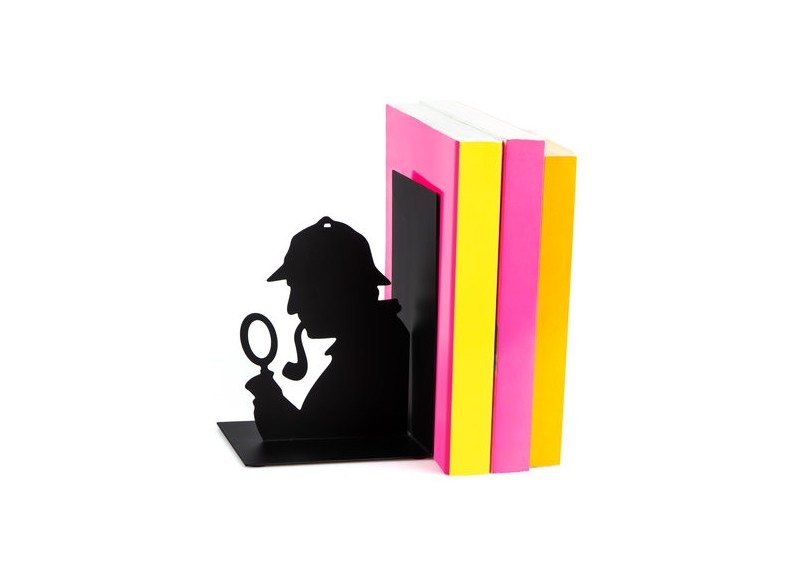 Sujeta libros negro Sherlock 1 pieza - Papelería & Librería Ofigrao