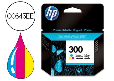 HP cartucho de tinta 300 color