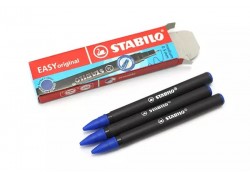 Stabilo pack de 3 recambios Easy Original azul