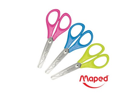 Maped tijeras Essentials escolar punta roma 13 cm.