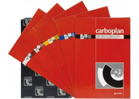 Carboplan paquete papel carbón 100 hojas folio