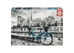 Educa puzzle 500 piezas bicicleta cerca de Notre Dame