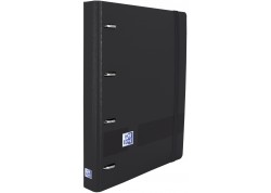 Oxford Live&Go EuropeanBinder de 4 anillas con recambio negro