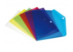 Grafoplas paquete 12 sobres folio polipropileno con velcro