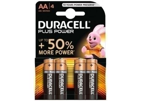 Duracell blister 4 pilas alcalinas LR06 (AA)