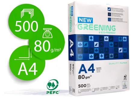 Liderpapel  Greening paquete 500 hojas A4 80 grs.