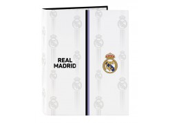 Safta carpeta 4 anillas 25 mm. Real Madrid 1ª equipación
