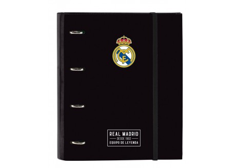 Safta capebloc Real Madrid 4 anillas + recambio  100 hojas + separadores