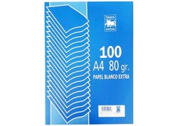 Tauro extra paquete 100 hojas de papel A4 80 grs.